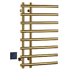 Полотенцесушитель электрический круглый сухой BRONZE