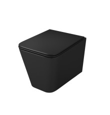 Унитаз подвесной OWL Vatter Ruta-H OWLT190404 Matt Black с микролифтом