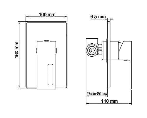 Душевая система WasserKRAFT Alme A12119 Хром