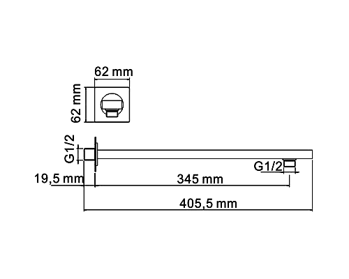 Душевая система WasserKRAFT Alme A12119 Хром