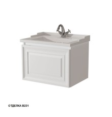 Тумба под раковину подвесная Caprigo Ponza 60 13510-В231 с ящиком