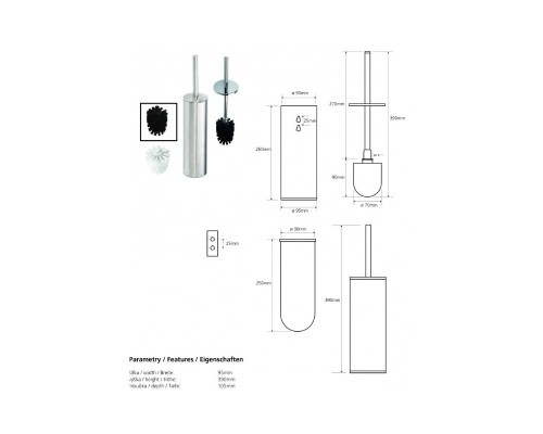 Ёршик подвеснойнапольный Bemeta 102313069