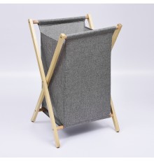 Корзина для белья WasserKRAFT Nau WB-772-L Серая