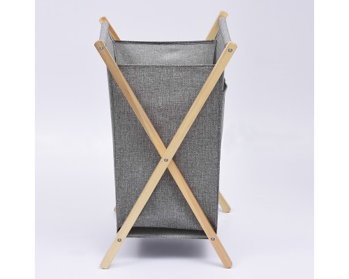 Корзина для белья WasserKRAFT Nau WB-772-L Серая