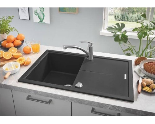 Кухонная мойка Grohe K400 78 Черный гранит