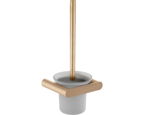 Ершик для унитаза Nofer Verona 16877.G Золото матовое