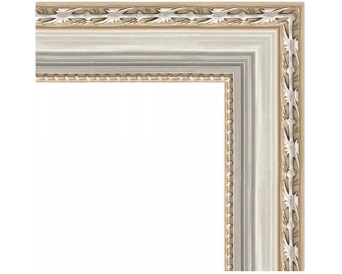 Зеркало Evoform Definite 105х55 BY 3078 в багетной раме - Версаль серебро 64 мм