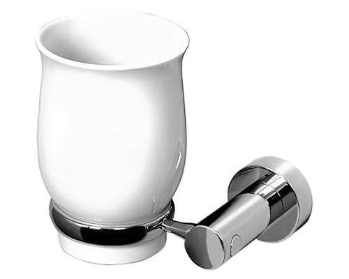 Стакан для зубных щеток WasserKRAFT K-24228 Хром Белый
