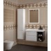 Тумба под раковину Kerama Marazzi CUBO левая подвесная с ящиками 90, белая глянцевая