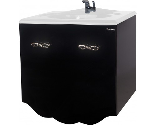 Тумба под раковину Bellezza Версаль 80 4631113130047 подвесная Черная