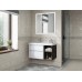 Тумба под раковину Kerama Marazzi CUBO левая подвесная с ящиками 90, белая глянцевая