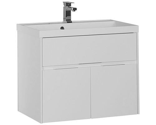 Тумба под раковину Aquanet Латина 80 179638 подвесная Белая