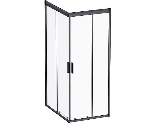Душевой уголок AM.PM Gem 100х80 W90G-404-100280-BT Черный матовый Душевой уголок AM.PM Gem 100х80 W90G-404-100280-BT Черный матовый