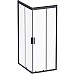 Душевой уголок AM.PM Gem 100х80 W90G-404-100280-BT Черный матовый