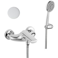 Смеситель для ванны Webert Aria AI850101844 белый