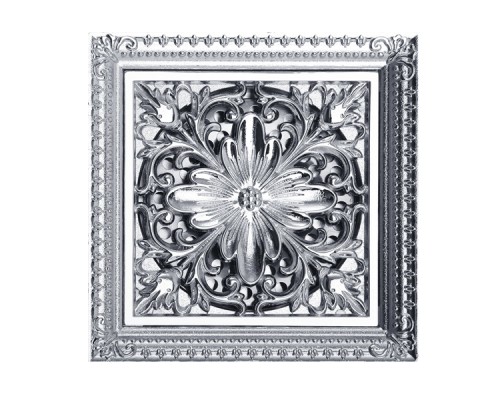 Трап сливной Veragio Canyon d40 VR.CAN-205.CR, с декоративной решеткой 12х12, с клапаном хром