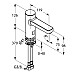 Электронный смеситель для раковины Kludi Zenta 3810005
