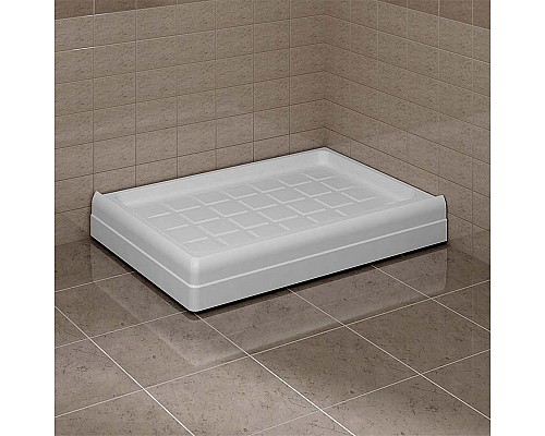 Душевой уголок Radomir Верчелли 121x84 L 1-03-1-1-0-0120 с поддоном Белый