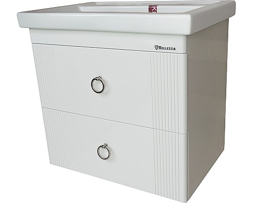 Тумба под раковину Bellezza Виана 60 4633809270013 подвесная Белая