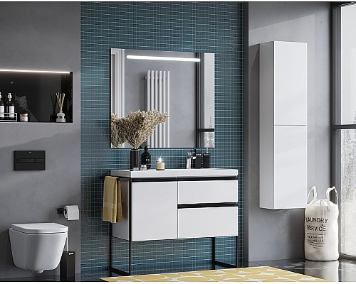 Зеркало Roca The Gap 100 ZRU9302809 с подсветкой с системой антизапотевания