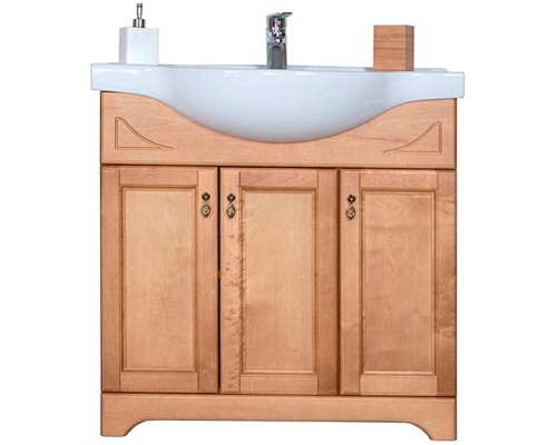 Тумба с раковиной Orange Classic 85 F7-85TU2+RA Тик