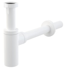 Сифон для раковины Alcaplast Design Белый глянец