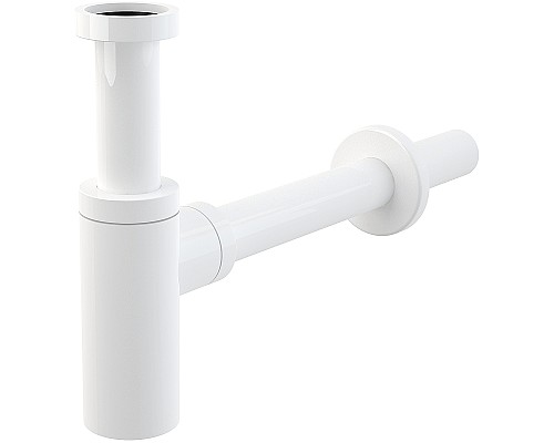 Сифон для раковины Alcaplast Design A400B Белый глянец