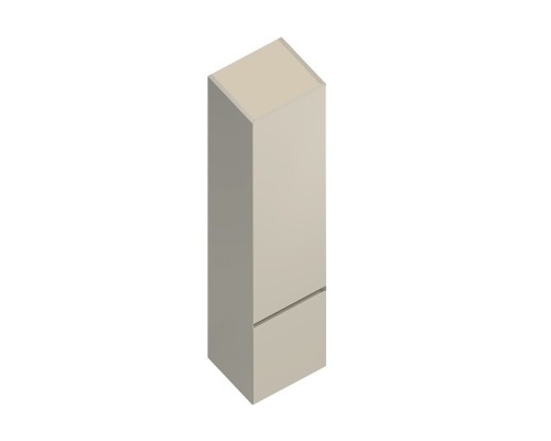 Пенал Kerama Marazzi CUBO подвесной левый 165, лимо матовый