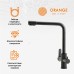 Смеситель для кухни Orange Steel Черный