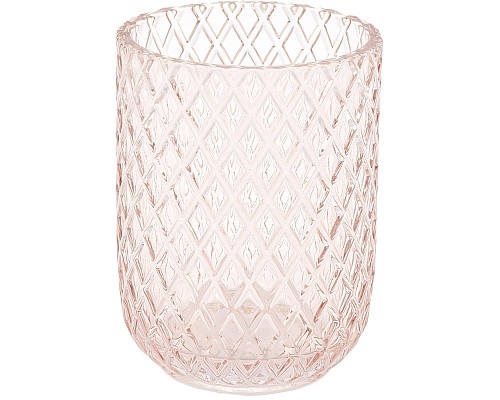 Стакан для зубных щеток Ridder Jade 2164102 прозрачно-розовый