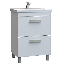 Тумба под раковину Vigo Nova 60 tn.NOV.MIR.60.2Y Белая