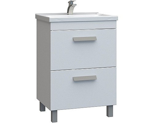 Тумба под раковину Vigo Nova 60 tn.NOV.MIR.60.2Y Белая