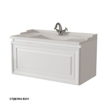 Тумба под раковину подвесная Caprigo Ponza 90 13513-В231 с ящиком