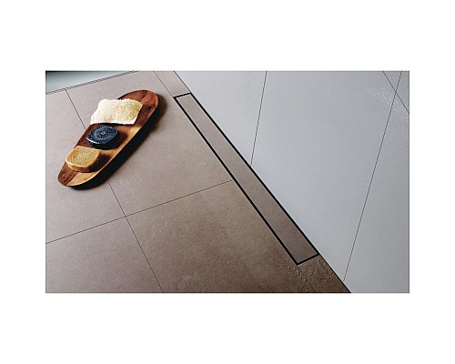 Душевой лоток BERGES C1 Norma 600 матовый хром боковой