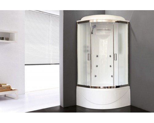 Душевая кабина Royal Bath ВК 90x90 с гидромассажем стекло матовое