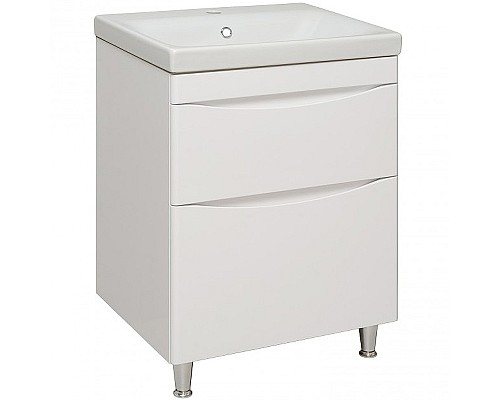 Тумба под раковину Runo Афина 60 00-00001169 Белая