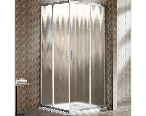 Душевой уголок Vincea Garda 110х80 VSS-1G8011CH профиль Хром стекло шиншилла