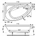 Акриловая ванна VAGNERPLAST HAPI 170 Right VPBA170HAP3PX-04