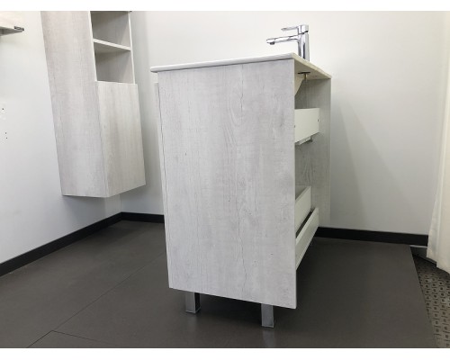 Тумба с раковиной Comforty Верона 90 Дуб белый