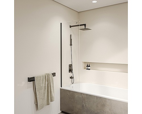 Шторка на ванну RGW Screens SC-056-8B 40х150 35110562840-14 Черный