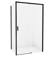 Душевое ограждение NEW TRENDY PRIME BLACK R 110x80x200 (черный)