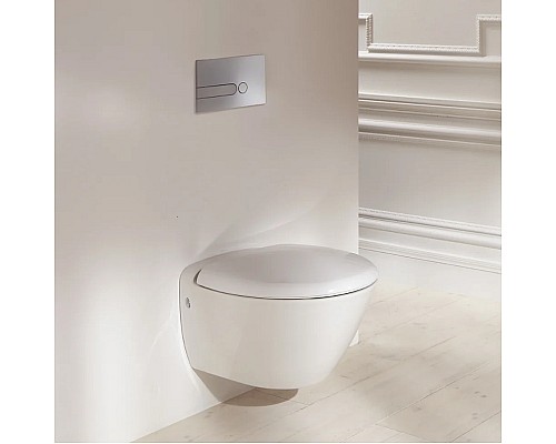 Комплект унитаза с инсталляцией Jacob Delafon Presquile E21743RU-00 с сиденьем Микролифт и клавишей смыва