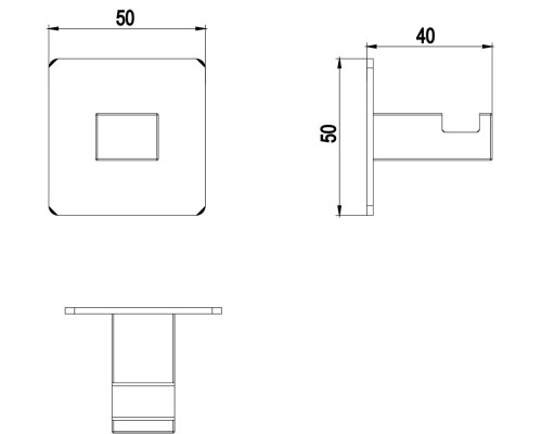 Вешалка Timo Selene 10013/00 хром