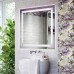 Зеркало Comforty Квадрат 75 с подсветкой и сенсорным выключателем
