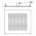 Верхний душ Bossini Dream Cube H38459.073 Черный матовый