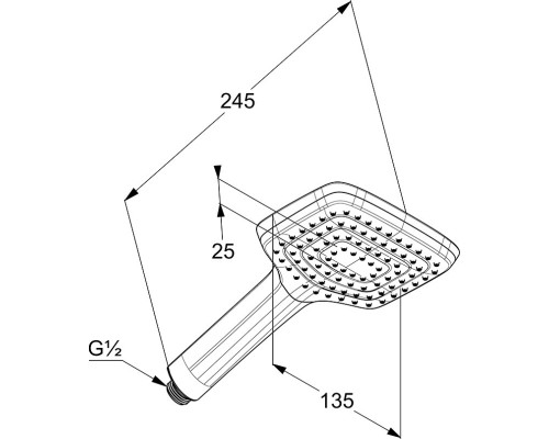 Душевая система Kludi Pure Style 406300575 Хром