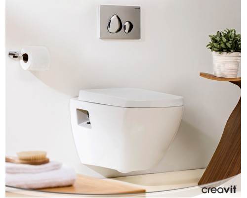 Клавиша смыва Creavit Spa GP7003.00 Хром матовая