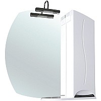 Зеркало со шкафом Bellezza Глория 75 с подсветкой R Белое