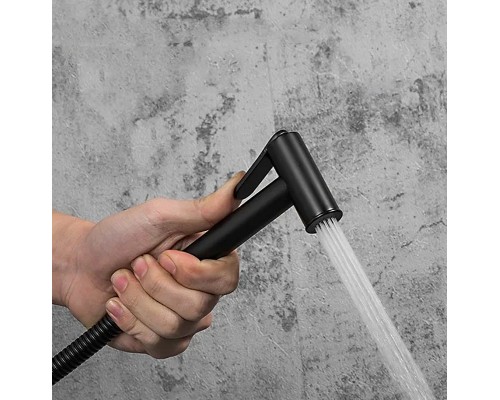 Гигиенический душ со смесителем Gappo G7290-6 с термостатом Черный матовый