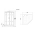 Душевая кабина Niagara Premium NG-6002-01GD 100x100
